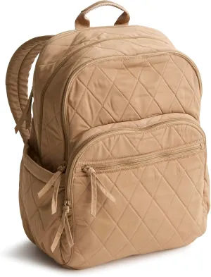 Vera Bradley Women's Performance Twill Large Bancroft Backpack, Tiger's Eye, One Size
