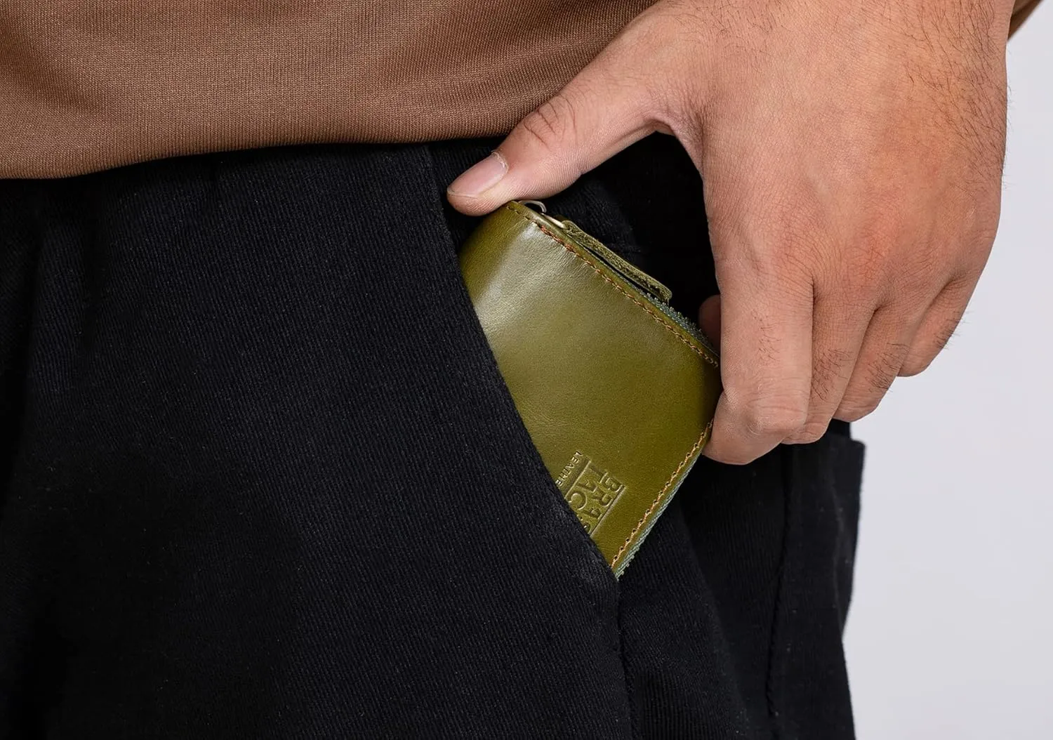 Vintage Full Top Grain Leather Wallet RFID Blocking Multi Card Case with Zipper Pocket Card Holder for Men Women Gift Box