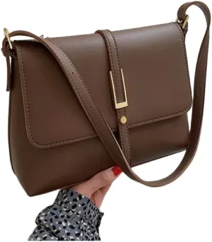 Vintage-Inspired Women's Fashion Large Shoulder Bag with Sleek Design, Ample Storage, Comfortable Adjustable Strap,