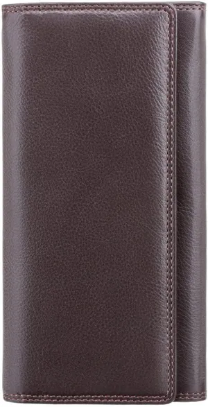 Visconti Heritage-35 Soft Leather Large Ladies Purse Wallet (Brown)
