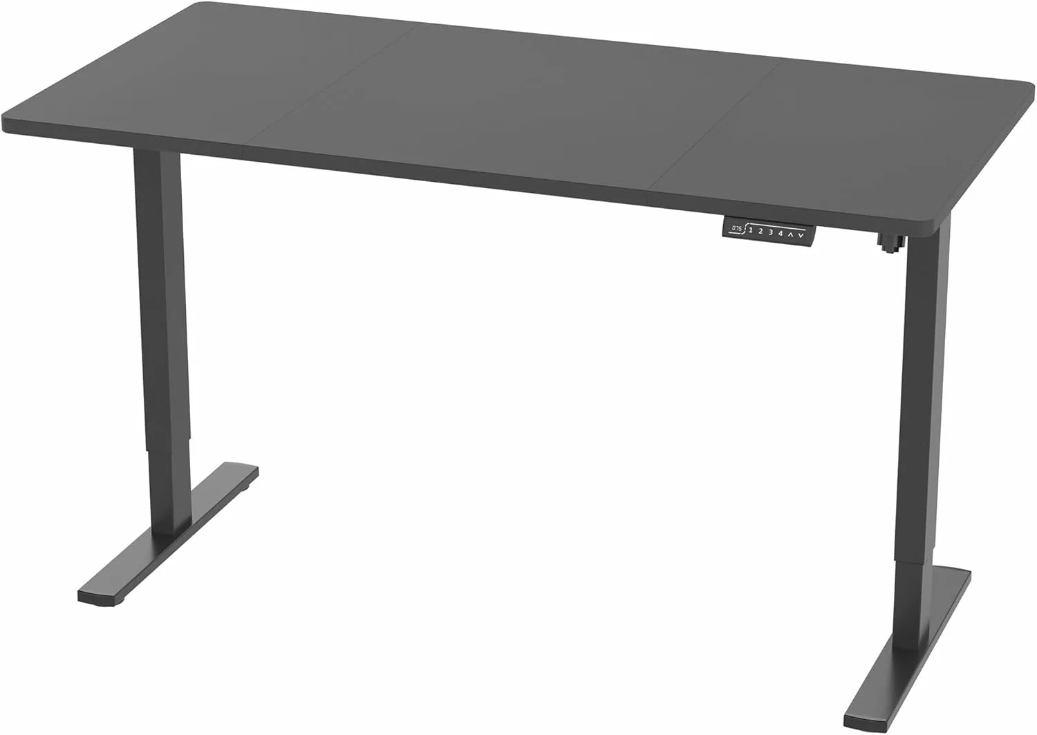 VIVO Electric 60 x 30 in Standing Desk, Memory Height Adjustment, 1B Series, Black Top Black Frame, DESK-KIT-1B6B-30