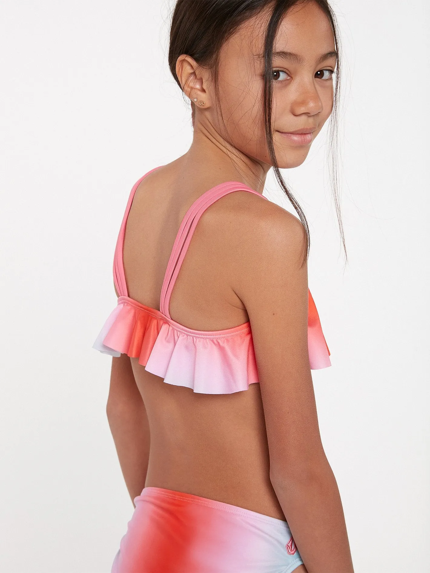 Volcom Girls Fun Dip Crop Set Swimsuit