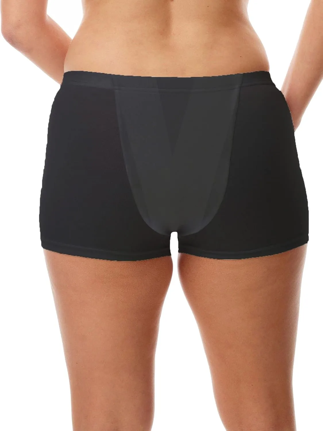 Vulvar Varicosity and Prolapse Support Boy-Leg Brief with Groin Compression Bands - 523