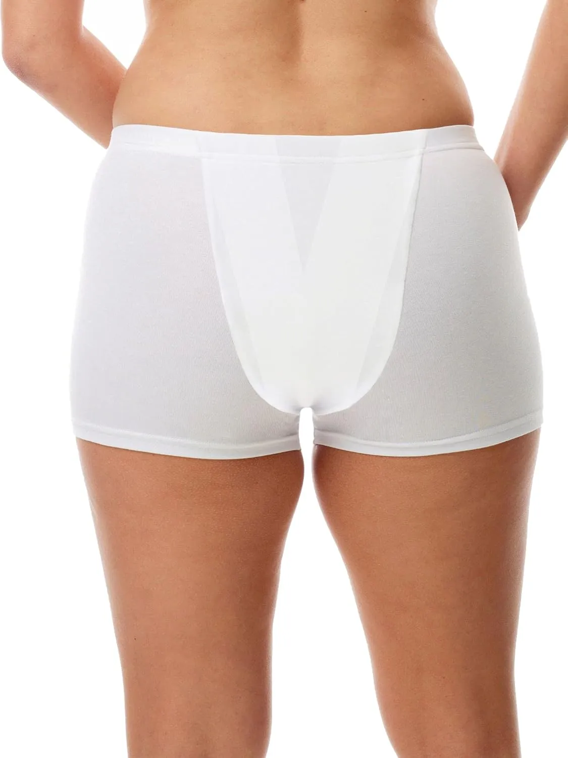 Vulvar Varicosity and Prolapse Support Boy-Leg Brief with Groin Compression Bands - 523