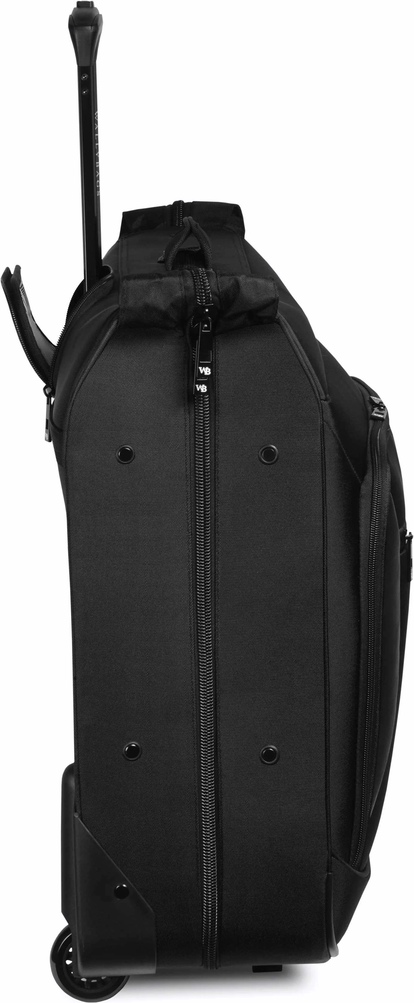 WallyBags® 45” Premium Rolling Garment Bag with multiple pockets Black One Size U2