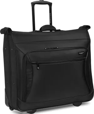 WallyBags® 45” Premium Rolling Garment Bag with multiple pockets Black One Size U2