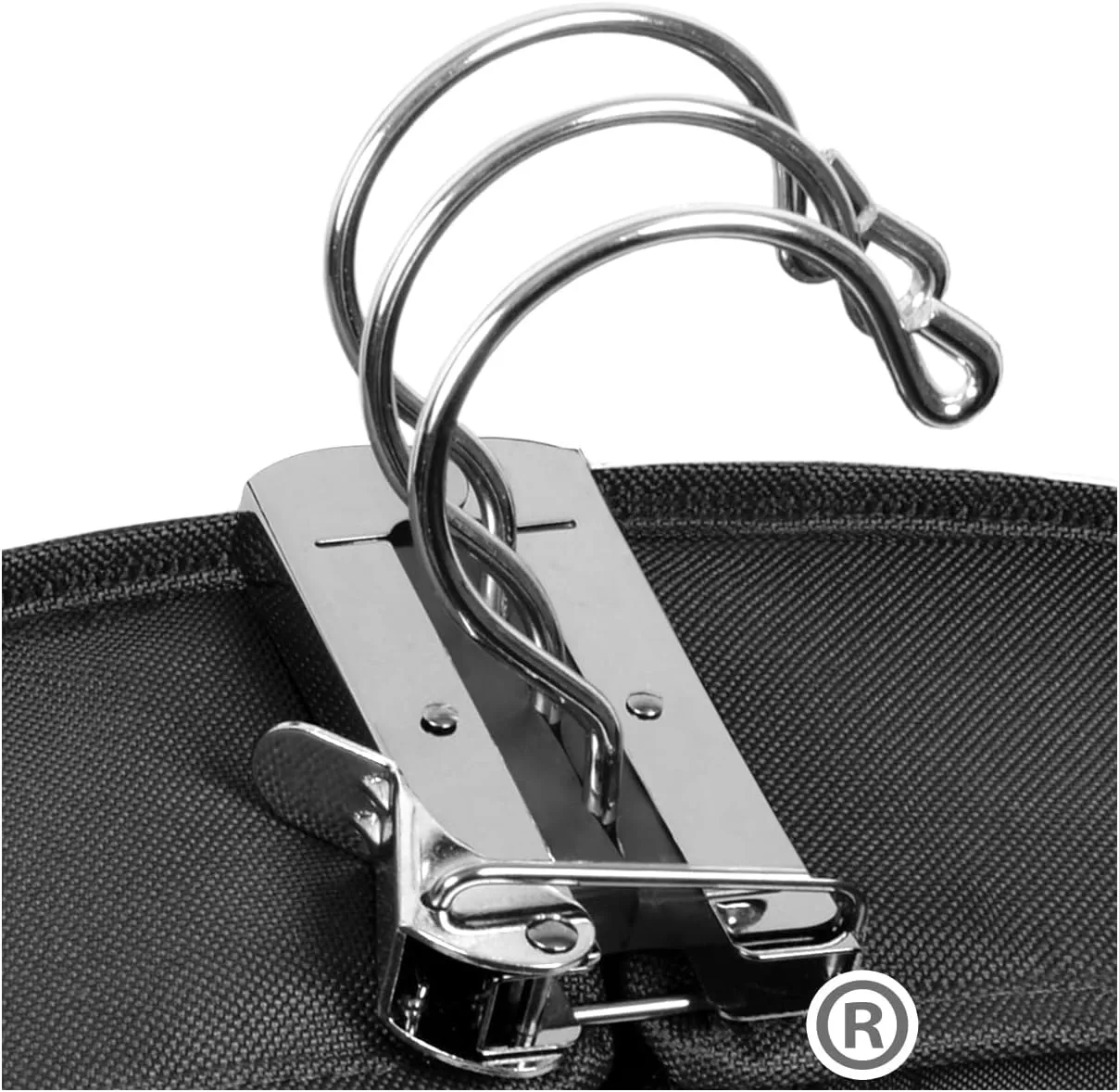 WallyBags® Garment Bag Premium Tri-Fold Travel Exterior Pocket, Black-M1 Gold, 60-Inch