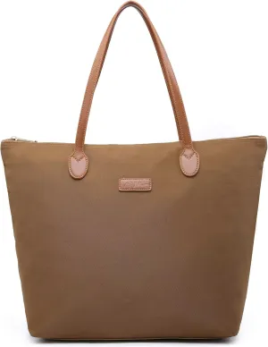 Water Resistant Light Weight Nylon Tote Bag Handbag