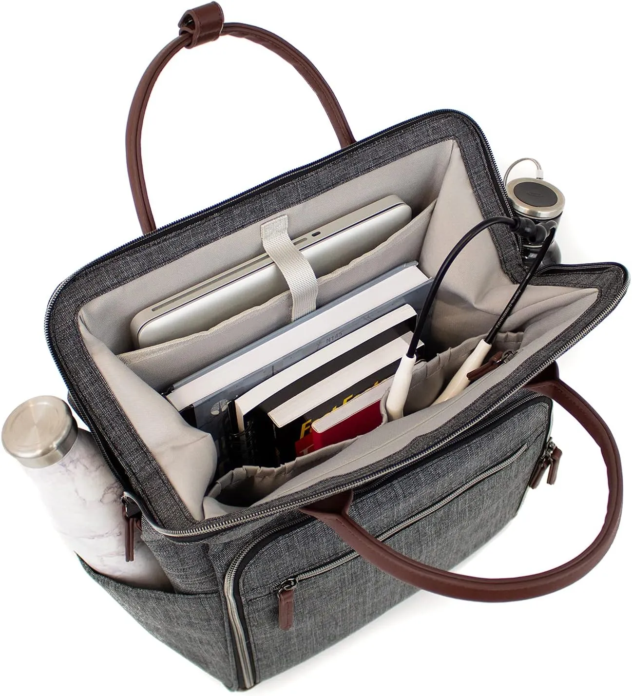 Water-Resistant Medical Clinical Teacher Nurse Bag for Work and Nursing Student Backpack Elements Select ES2806