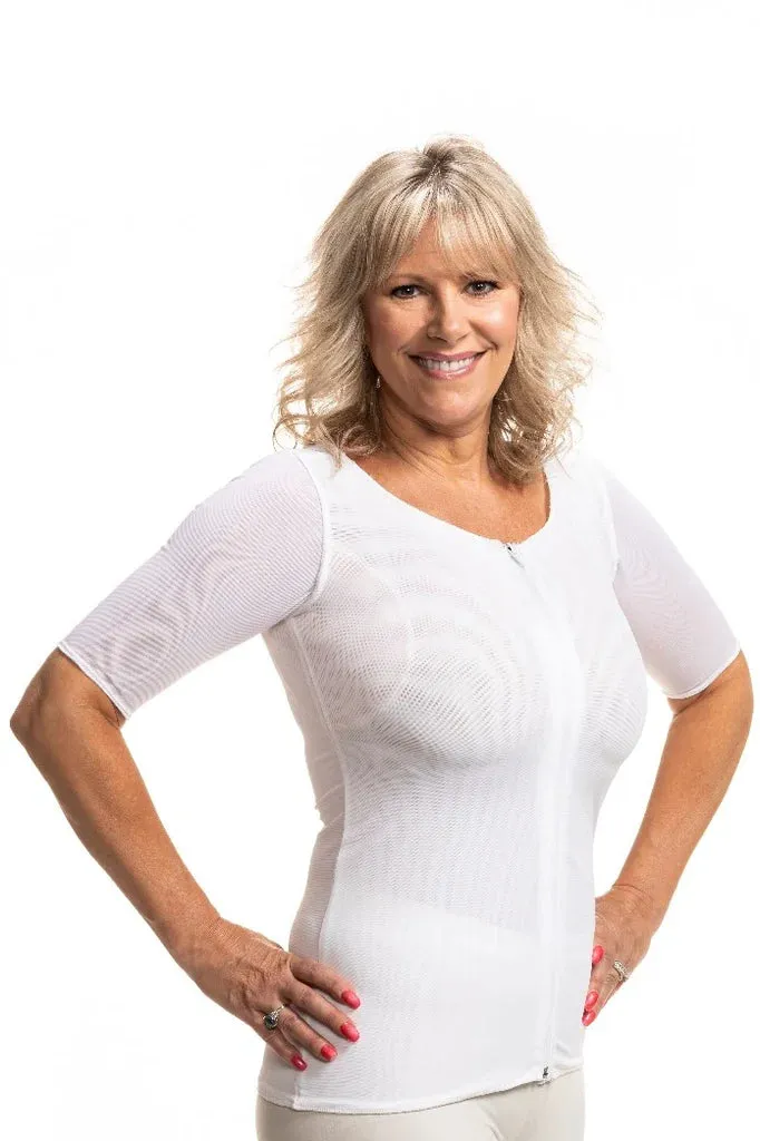 Wear Ease 960 Andrea Compression Shirt with Sleeves and Sewn in Axilla Pads