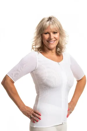 Wear Ease 960 Andrea Compression Shirt with Sleeves and Sewn in Axilla Pads