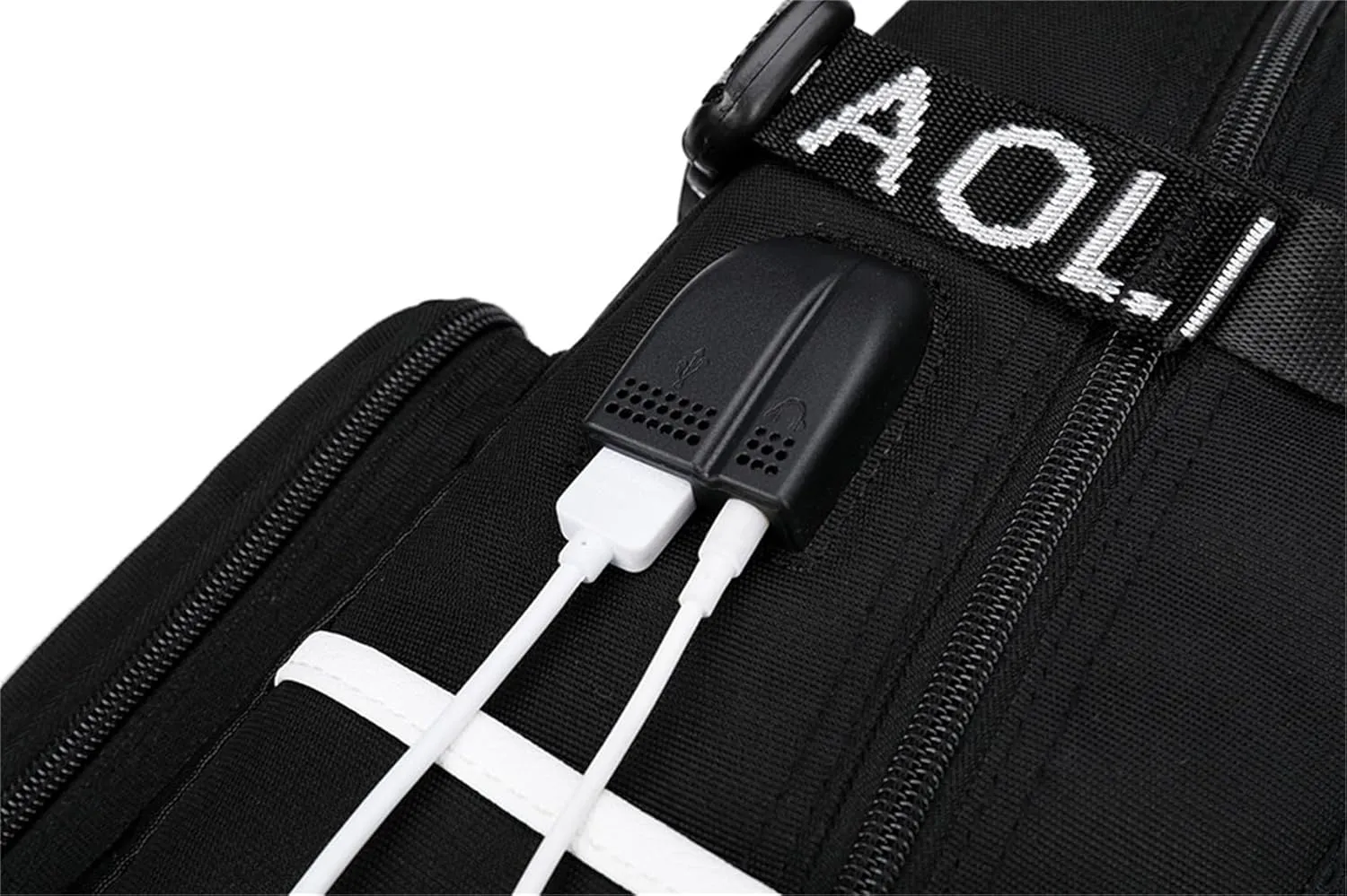 Wear Resistant Backpack with USB Charging Port Lightweight Bookbag Multifunction Laptop Bagpack Classic Knapsack