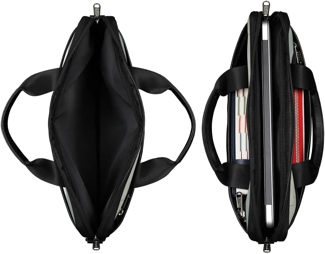 White Town Laptop Bag for Men Women 13-15 Inch Case Bags Sleeve Shoulder with Anti Slip Removable The Pad Straps