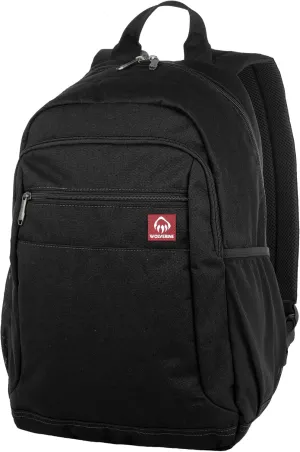 WOLVERINE Lightweight, Water Resistant Rugged Backpack for Travel or Work, Laptop-Black, 23L