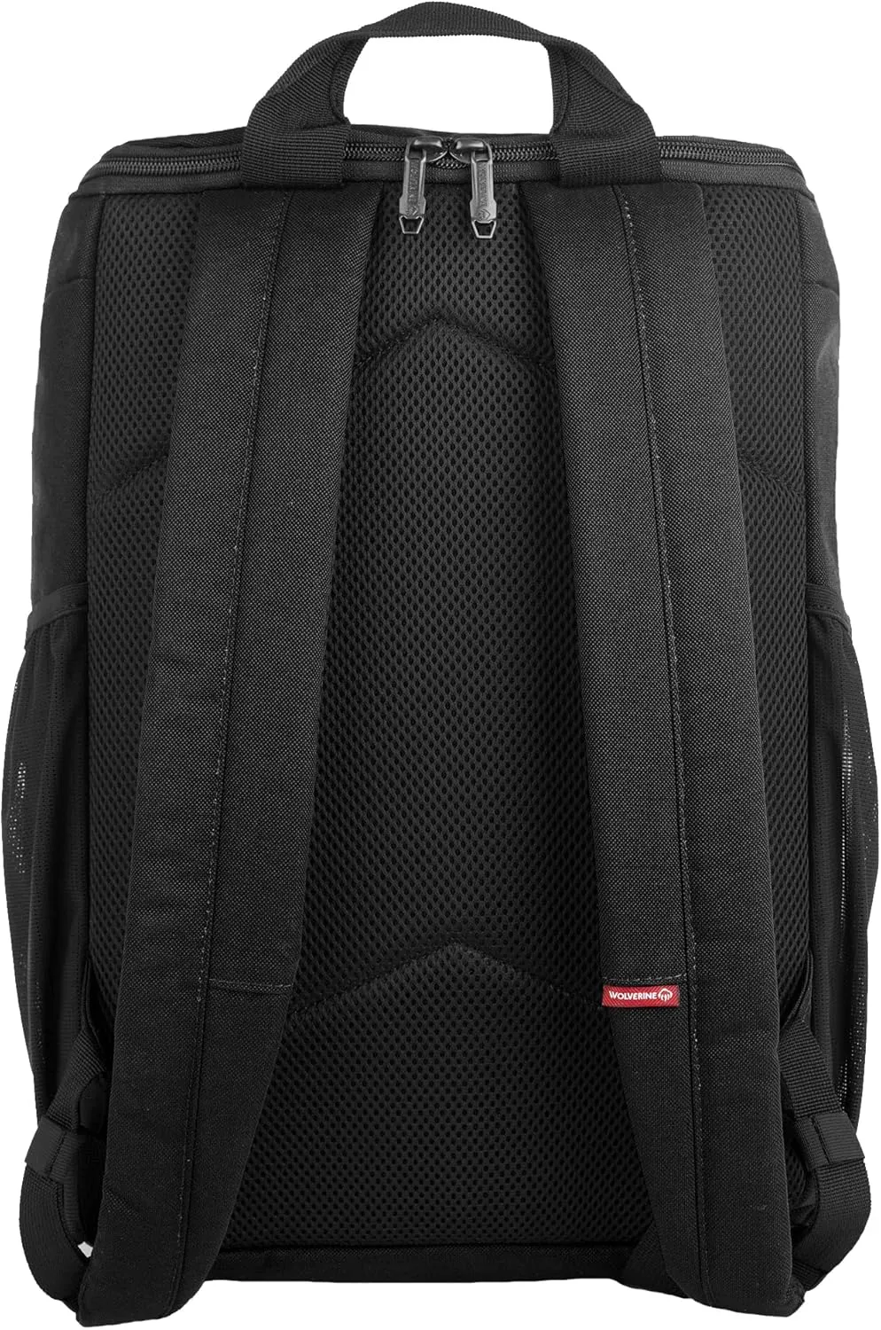 WOLVERINE Lightweight, Water Resistant Rugged Laptop Backpack for Travel or Work, Top Loader-Black, 25L