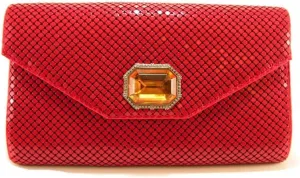 Womens clutch metal mesh evening purse bag for Cocktail Party Prom Wedding Banquet