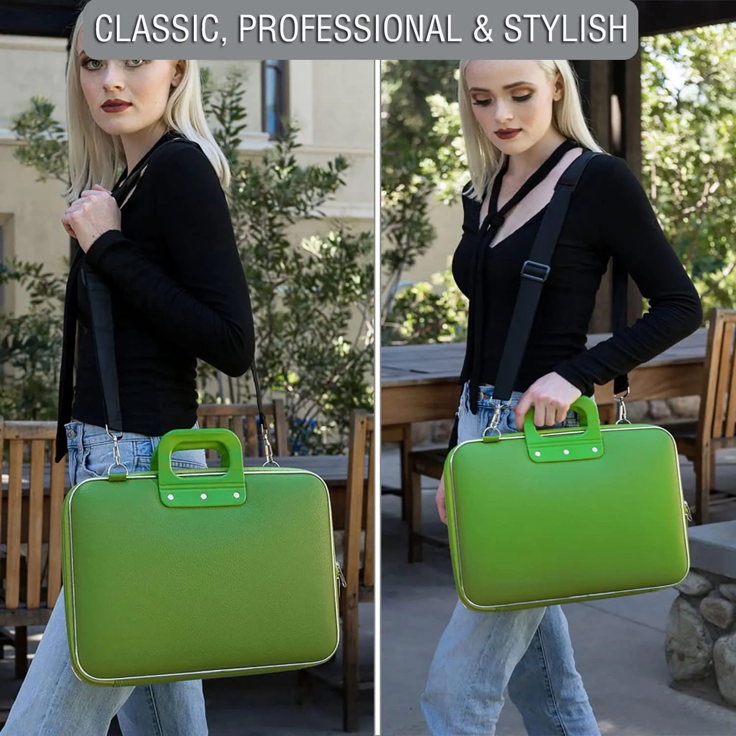 Womens Laptop Shoulder Bag Briefcase 14 Inch for MacBook Pro 14/Air 13/Pro 13, Surface Laptop 7, ThinkPad X1 Carbon, ZenBook 14