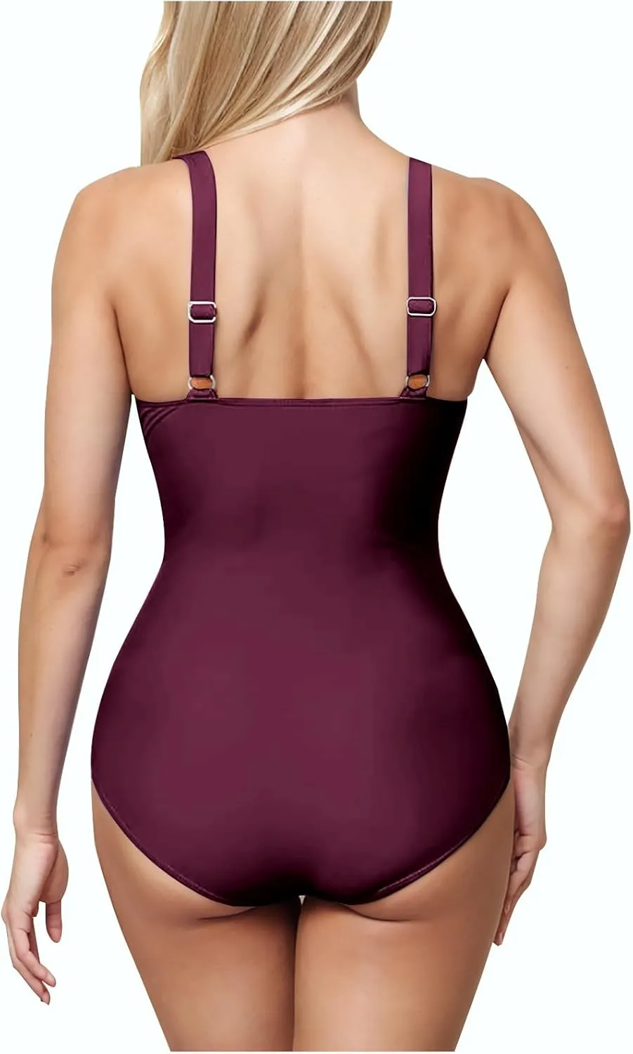 Women's One Piece Swimsuit 2025 Tummy Control Bathing Suits Criss Cross Full Coverage Swimsuits Beach Outfits