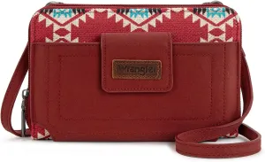 Wrangler Crossbody Wallet Purse Women's Cellphone Bag with RFID Card Slots