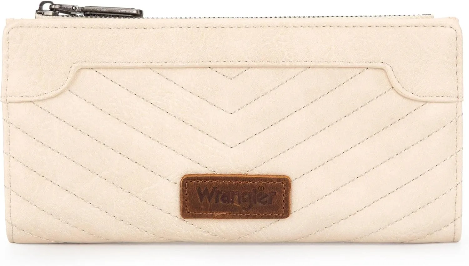 Wrangler Minimalist Wallet for Women Credit Card Wallet Ladies Travel Wallets Monederos de Mujer Card Cases & Money Organizers with Smooth Zippers Tan