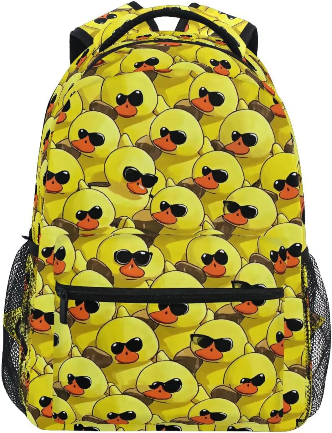 Yellow Duck Backpack 3rd 4th 5th Grade School Bookbag Travel Laptop Daypack Bag Purse for Boys Girls Teens