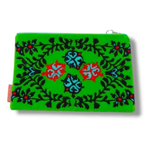 Zamora Green Clutch