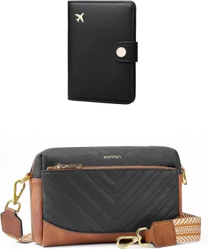 ZOPPEN Small Crossbody Bags for Women, Passport Holder for Travel
