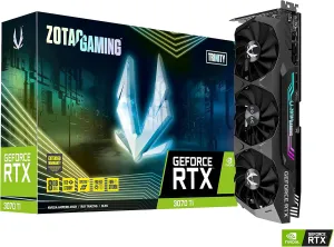 ZOTAC Gaming GeForce RTX™ 3070 Ti Trinity 8GB GDDR6X 256-bit 19 Gbps PCIE 4.0 Gaming Graphics Card, IceStorm 2.0 Advanced Cooling, Spectra 2.0 RGB Lighting, ZT-A30710D-10P